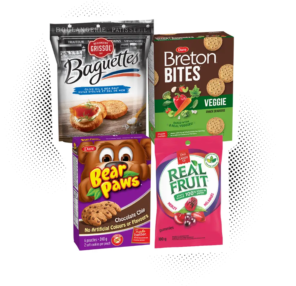 Dare snack products