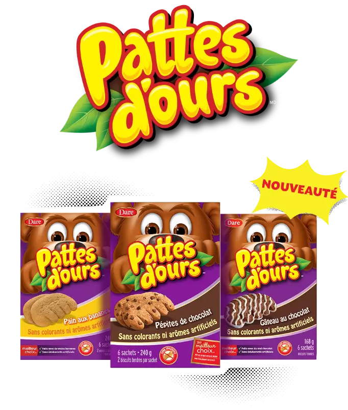 Produits Dare Bear Paws